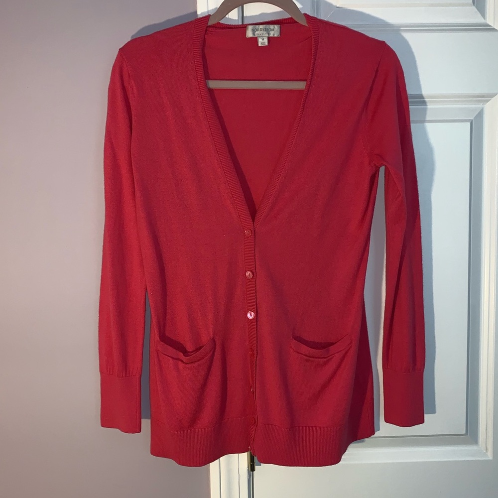 Nordstrom Collection silk/cashmere cardigan
